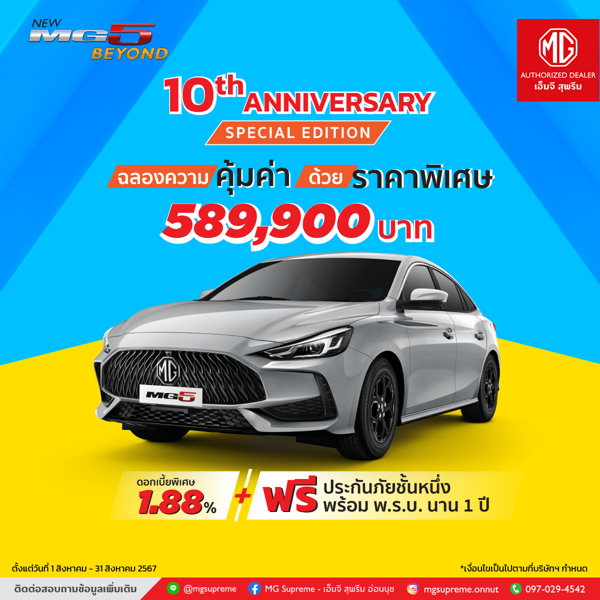 NEW MG5 10th Anniversary